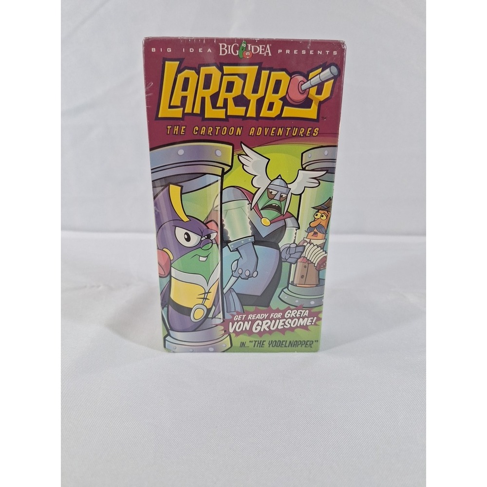 NEW Sealed Veggie Tales VHS Larryboy The Yodel Napper VHS 2002